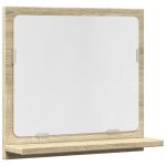 Vidaxl tagre de salle de bain  miroir chne sonoma bois ingnierie