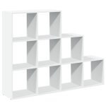 Vidaxl �tag�re s�paratrice de pi�ce � 3 niveaux blanc 137, 5x29x103, 5cm