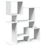 Vidaxl �tag�re s�paratrice de pi�ce blanc 92x29x112 cm