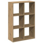 Vidaxl �tag�re s�paratrice de pi�ce ch�ne artisanal 69, 5x29x103, 5 cm