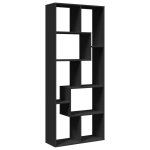 Vidaxl Étagère séparatrice de pièce noir 67x25x161, 5 cm Vidaxl Étagère séparatrice de pièce noir 67x25x161, 5 cm