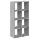Vidaxl �tag�re s�paratrice de pi�ce sonoma gris 69, 5x29x137, 5 cm