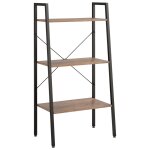 Vidaxl tagre sur pied 3 niveaux marron fonc et noir 56x35x108 cm