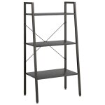 Vidaxl �tag�re sur pied 3 niveaux noir 56x35x108 cm