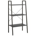 Vidaxl �tag�re sur pied 3 niveaux noir 56x35x108 cm