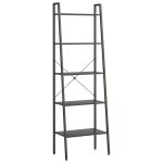 Vidaxl �tag�re sur pied 5 niveaux noir 56x35x174 cm