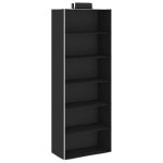 Vidaxl tagres suspendues de rangement 2 pcs 6 niveaux tissu