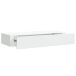 Vidaxl �tag�re � tiroir murale blanc 60x23, 5x10 cm mdf