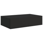 Vidaxl tagre  tiroir murale noir 40x23, 5x10 cm mdf