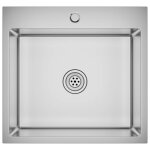 Vidaxl �vier de cuisine fait main acier inoxydable