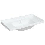 Vidaxl �vier salle de bain blanc 91, 5x48x23 cm rectangulaire c�ramique