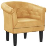 Vidaxl fauteuil dor� similicuir