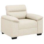 Vidaxl fauteuil canap� 100x81x84 cm lin