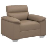 Vidaxl fauteuil cappuccino 100x81x84 cm similicuir