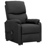 Vidaxl fauteuil gris foncé tissu Vidaxl fauteuil gris foncé tissu