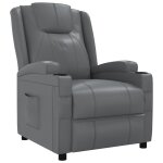 Vidaxl fauteuil inclinable anthracite similicuir