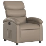 Vidaxl fauteuil inclinable cappuccino similicuir