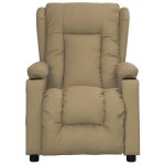 Vidaxl fauteuil inclinable cappuccino similicuir