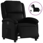 Vidaxl fauteuil inclinable �lectrique noir similicuir