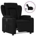 Vidaxl fauteuil inclinable �lectrique noir similicuir