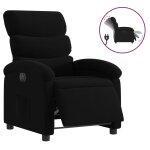 Vidaxl fauteuil inclinable �lectrique noir tissu