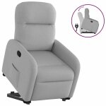 Vidaxl fauteuil inclinable gris nuage tissu
