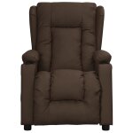 Vidaxl fauteuil inclinable marron similicuir Vidaxl fauteuil inclinable marron similicuir