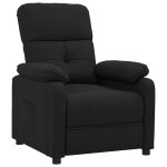 Vidaxl fauteuil inclinable noir tissu