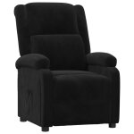 Vidaxl fauteuil inclinable noir velours Vidaxl fauteuil inclinable noir velours
