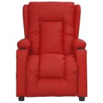 Vidaxl fauteuil inclinable rouge bordeaux similicuir