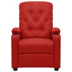 Vidaxl fauteuil inclinable rouge bordeaux similicuir