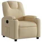 Vidaxl fauteuil inclinable en tissu crme