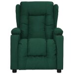 Vidaxl fauteuil inclinable vert fonc tissu