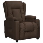 Vidaxl fauteuil marron similicuir