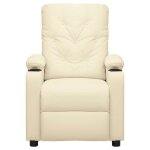 Vidaxl fauteuil de massage cr�me similicuir