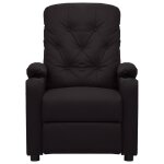 Vidaxl fauteuil de massage noir similicuir