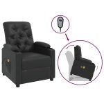 Vidaxl fauteuil de massage noir similicuir Vidaxl fauteuil de massage noir similicuir