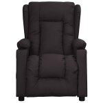 Vidaxl fauteuil de massage noir similicuir