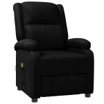 Vidaxl fauteuil de massage noir similicuir Vidaxl fauteuil de massage noir similicuir