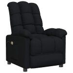Vidaxl fauteuil de massage noir tissu Vidaxl fauteuil de massage noir tissu