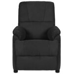 Vidaxl fauteuil de massage noir tissu microfibre