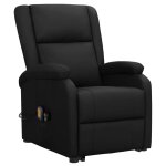 Vidaxl fauteuil noir similicuir Vidaxl fauteuil noir similicuir