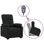 Vidaxl fauteuil noir tissu