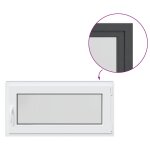 Vidaxl fenêtre de sous - sol« risor » 100 x 50 cm oscillo - battante din droite anthracite Vidaxl fenêtre de sous - sol« risor » 100 x 50 cm oscillo - battante din droite anthracite