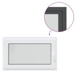 Vidaxl fen�tre de sous - sol��risor�� 100�x�60�cm oscillo - battante din gauche anthracite