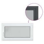 Vidaxl fenêtre de sous - sol« risor » 110 x 70 cm oscillo - battante din droite anthracite Vidaxl fenêtre de sous - sol« risor » 110 x 70 cm oscillo - battante din droite anthracite
