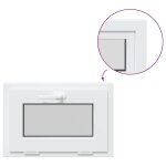 Vidaxl fenêtre de sous - sol risor 60x40 cm inclinable 3 vitrages blanc Vidaxl fenêtre de sous - sol risor 60x40 cm inclinable 3 vitrages blanc