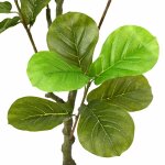 Vidaxl ficus artificiel 30 feuilles 125 cm vert