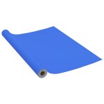 Vidaxl film autoadh�sif pour meubles bleu brillant 500x90 cm pvc