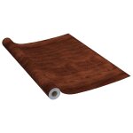 Vidaxl film autoadh�sif pour meubles ch�ne fonc� 500x90 cm pvc